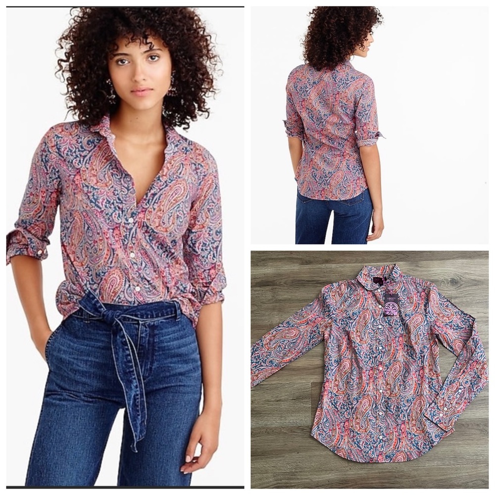 J. Crew Liberty Art Fabrics. Felix & Isabella Print. New
